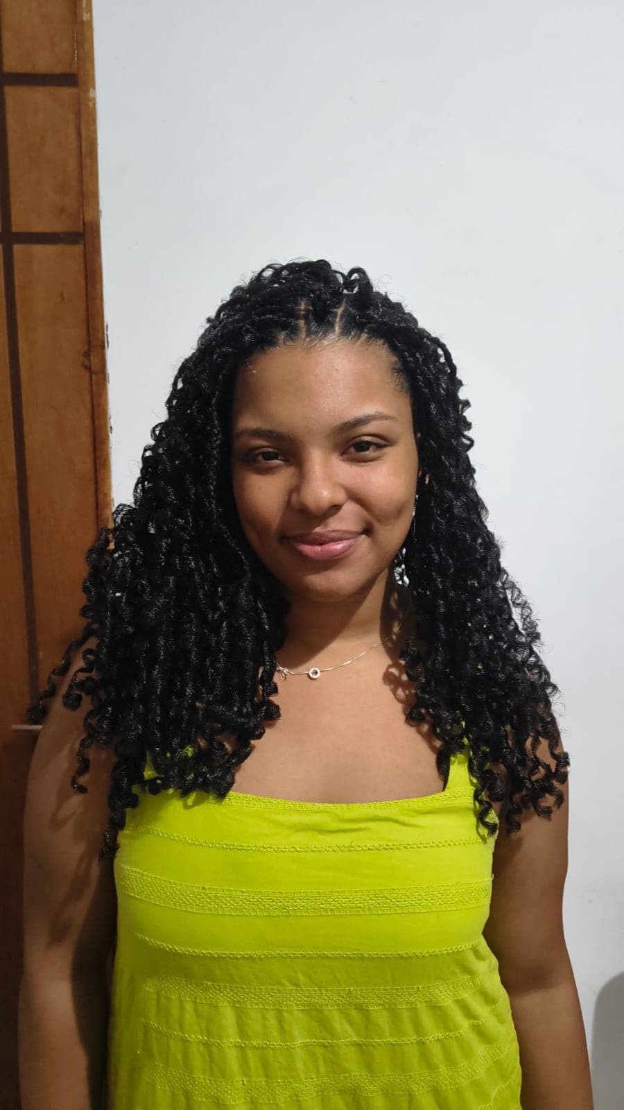 Nina Softex feita pela Malu Braid